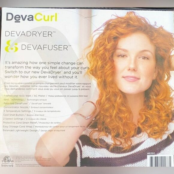DevaCurl DevaDryer & DevaFuser NWT - COMBO - Curly and wavy hair - Picture 6 of 7